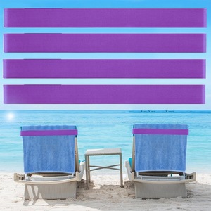 Bandes de serviette élastiques pour chaises de plage et de croisière, clips de maintien coupe-vent pour chaises longues, idéales pour l'été et la piscine - Product Image 3