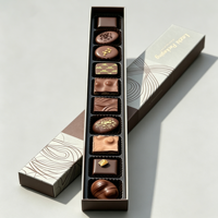 Boîte à dattes de luxe personnalisée haut de gamme de Dubaï, emballage élégant pour dattes, Ramadan, petites boîtes à chocolat pour mariage