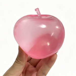 Jouet à pincer en plastique à rebond lent, anti-stress, rose, en forme de pomme, à <span class=keywords><strong>la</strong></span> maltose, pour <span class=keywords><strong>la</strong></span> décompression musicale et <span class=keywords><strong>la</strong></span> gestion de l'agression, pour jeunes, à offrir - Product Image 6