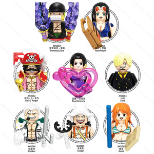 X0355 X0356 G0171 원피스 일본 만화 루피 사보 상디 나미 쵸파 애니메이션 미니피규어 플라스틱 조립 블록 세트 교육용 완구 - Product Image 4