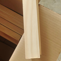 Planche carrée en pin massif de haute qualité, 3-25 mm, surface lisse, couleur naturelle, garantie 1 an, vente en gros personnalisée, diverses options