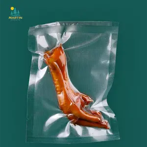 High Quality Textured Vacuum Packaging Bags Transparent Vacuum Bag For Meat Grains