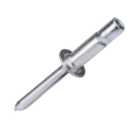 Rivets aveugles ouverts en acier inoxydable DIN7337 1/8 3/16 1/4 pouce Finition brillante