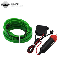 LKT hot sell 1m ~ 5m Car Wire Led Strip Atmosphere Light For Diy Flexible Auto Interior Lamp Party Decoration Lights Neon Strips