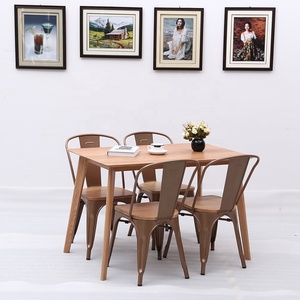 Chaises de table <span class=keywords><strong>vintage</strong></span> pour <span class=keywords><strong>Restaurant</strong></span>/café, style industriel, avec 4 sièges, nouveauté, SP-CT760 - Product Image 1