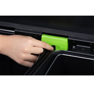 Nhà Bếp 60L Hình Chữ Nhật 2-Ngăn Chất Thải Bin Mở Bước Chân Đạp Thùng Rác Tái Chế Bin Thép Không Gỉ Nhà Lưu Trữ Nhà Máy - Product Image 5