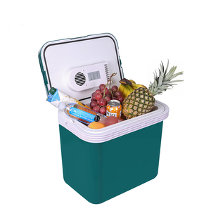 Chaud Modèle Personnalisé 12V 24V Portable Poignée Usine Voyage En Plein Air <span class=keywords><strong>Camping</strong></span> 32L Refroidisseur Électrique pour Voiture - Product Image 1