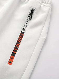 Dropshipping กางเกงขาสั้นเล่นกีฬากลางแจ้งแบบลำลองของผู้ชายผ้าถักโพลีเอสเตอร์100% | สายรัดเอวแบบมีกระเป๋ามีซิป - Product Image 6