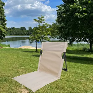 접이식 휴대용 등받이 야외 해변 의자 목에 사용되는 조절 가능한 등받이 침대