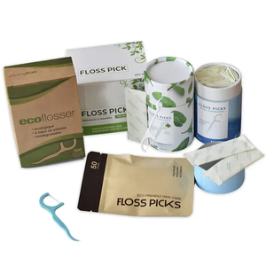 <span class=keywords><strong>Fil</strong></span> <span class=keywords><strong>dentaire</strong></span> naturel à double <span class=keywords><strong>fil</strong></span> pour le charbon de bambou biodégradable à base de plantes - Product Image 6
