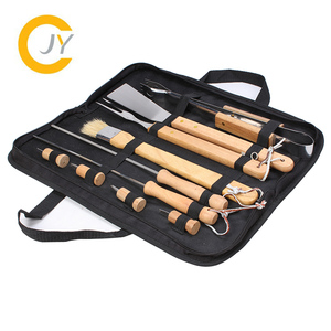 Bộ Dụng Cụ Dao Nĩa Bán Chạy Dụng Cụ Nướng Thịt Ngoài Trời Đa Năng Tiện Dụng Bộ Dụng Cụ Nướng <span class=keywords><strong>Bbq</strong></span> Bằng Thép Không Gỉ - Product Image 3