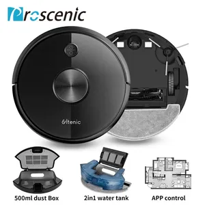 2 In 1 Smart Robot Vacuüm Eu Duitsland Robot Proscenic Ultenic D5S Cleaning Auto Tapijt Robot Stofzuiger 2200Pa wifi Alexa