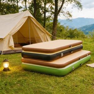 Colchón de Aire Inflable Portátil de PVC, Tamaño Individual, para Camping, Hotel, Gimnasio, Plegable para el Hogar - Product Image 1