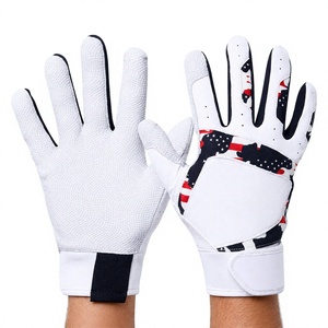 ถุงมือตีเบสบอลหนังแท้พิมพ์โลโก้ส่วนตัว สีและขนาดตามสั่ง - Product Image 1