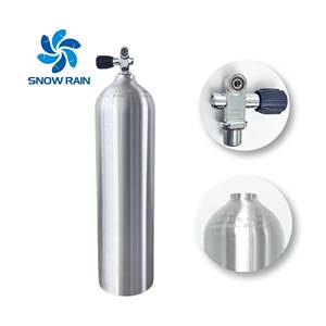 Vente d'usine - Bouteilles de plongée en aluminium 12L - Mini-cylindre de plongée - Cylindre de plongée rechargeable DOT - Cylindre d'oxygène de plongée CE ISO 12L - Product Image 1