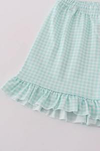 Hot Selling Stylish Pink <b>Teapot</b> Embroidery Puff Sleeve Shorts <b>Set</b> for Girls Cute Baby Dresses Summer Outfit Two Pieces - Product Image 4