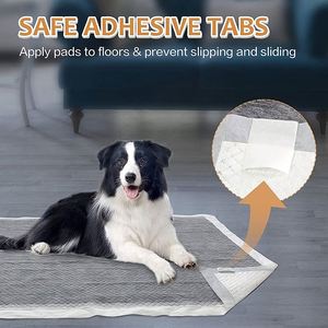 Meilleures ventes : Tapis d'apprentissage jetables pour animaux de compagnie en charbon actif, haute durabilité, séchage rapide, imperméables, en fibre de bois - Product Image 2