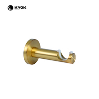 Support de rideau décoratif en alliage d'aluminium KYOK, moderne, durable, accessoire de luxe léger