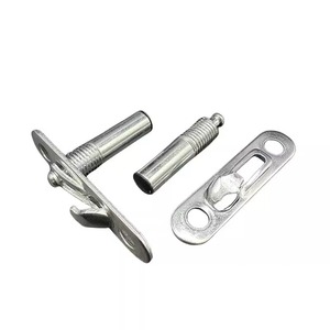 Connecteur 2-en-1 Dongtai Hardware, version métallique en acier au carbone, installation facile pour armoires, placards et meubles à bouton-poussoir - Product Image 1