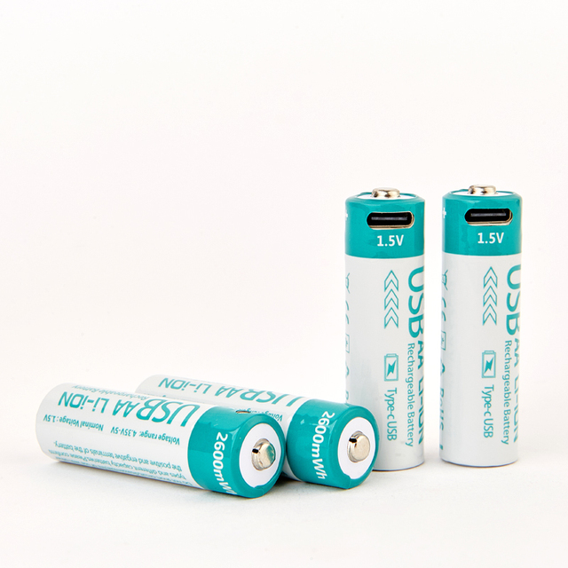 Cheap Price Usb Batteries Lithium Ion Batteries 1.5V AA USB Rechargeable Battery