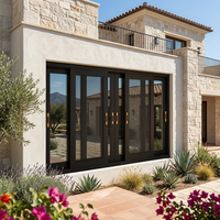 Ventanas de Aluminio con Doble Acristalamiento Aislantes del Calor, Modernas, Eficientes Energéticamente, Resistentes al Viento, al Sonido y a Impactos