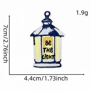 ชุดปักลายขนาดใหญ่ รีดติดได้ ลาย HOPE JESUS FAITH FAIR CRED สำหรับตกแต่งเสื้อผ้าและกระเป๋า - Product Image 5