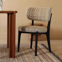Wohnzimmer Hochwertiger Eschenholz Esszimmerstuhl Modernes Minimalistisches Design Massivholz Baumwolle Leinen Stoff Zerlegbarer Esszimmerstuhl