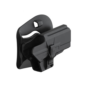 Fondina <span class=keywords><strong>per</strong></span> <span class=keywords><strong>Pistola</strong></span> in Polimero di Alta Qualità <span class=keywords><strong>per</strong></span> G19/23/32 (Gen1-5) G19X G45, Sgancio Rapido, Nera, Certificata CE, Modello KN-PG19 - Product Image 4