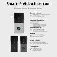 Système d'interphone vidéo intelligent Hiwink TUYA à 2 fils, moniteur intérieur 7 pouces avec prise en charge Alexa et Google Home pour l'automatisation de la maison intelligente