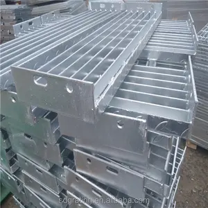 Горячеоцинкованные стальные лестничные ступени для наружной платформы
