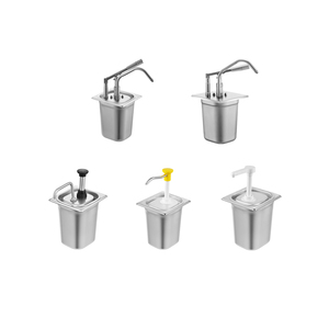 ปั๊มกดซอสแบบ<span class=keywords><strong>ปุ่ม</strong></span>กด 3 ลิตร 1/6 GN <span class=keywords><strong>Pan</strong></span> เกรดสำหรับอาหาร ใช้สำหรับร้านอาหาร บุฟเฟ่ต์ - Product Image 6