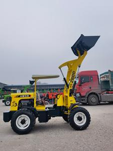 प्रत्यक्ष कारखाने के थोक मूल्य पेटेंट डिजाइन न्यूमेटिक टायर मिनी लोडर मजबूत शरीर के साथ - Product Image 2