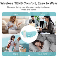 Appareil TENS portable avec télécommande à 3 niveaux de chaleur pour soulager les douleurs menstruelles RL-202A