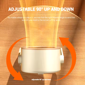 Mini calentador de ventilador eléctrico de aire de espacio de calentamiento rápido de cerámica para uso doméstico de escritorio Personal portátil para oficina de habitación de invierno - Product Image 6