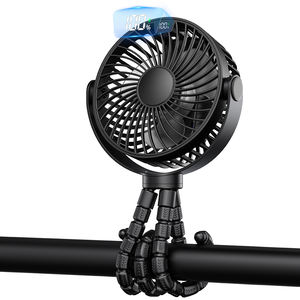 K60a מאוורר 5000mah [חיי סוללה 18h סוללה] מבצע שקט חזק זרימת אוויר רב מטרה למחנאות מכונית תינוק - Product Image 1