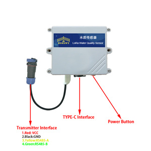 Zonewu lorawan không dây NH4 + cảm biến nuôi trồng thủy sản chất lượng nước Tester cho Fish Pond Ammonia ion chất lượng nước phân tích - Product Image 3