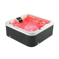 Massage extérieur Baignoire à jet d'air Bain à remous d'eau salée Spa Baignoire spa extérieure