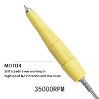 Nouvelle arrivée, modèle B350, moteur à balais 35000 tr/min, perceuse à ongles à faible vibration, puissance 65W, perceuse à ongles pour salon de manucure professionnel