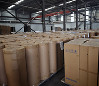 Film décoratif en PVC pour meubles, rouleau écologique non autocollant, prix usine, membrane sous vide pour portes, film vinyle en stock pour armoires