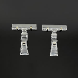 Clips para Etiquetas de Precios de Exhibición, Clips Giratorios para Menús, Clips Pop, Plástico Transparente, Colores Personalizables, Tamaños para Minoristas - Product Image 3