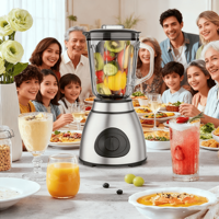 Mélangeur et broyeur électrique Starlux Spot de 220V et 1,5 L, mélangeur multifonctionnel 2-en-1 de haute qualité, vente en gros