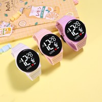 Jam Tangan Digital Olahraga Plastik Elektronik LED Bercahaya 2026 Baru, Hadiah untuk Anak-Anak, Pelajar, Laki-Laki, Perempuan, Unisex