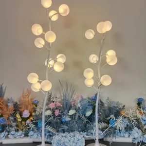 Joyflower新款苹果树婚礼道具-铁电镀发光快乐果树婚礼装饰