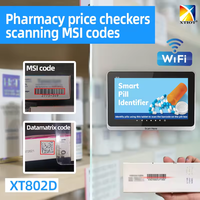 XT802D XTIOT Numérisation de code QR sans contact Vérification Gestion des visiteurs Scanner de passe de visiteur sans fil