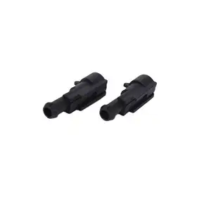 1518202 1 Pin Black Auto Male Female Electrical Wire Connectors Components Adapter