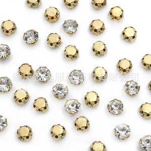 Strass ronds 6 mm à 12 facettes, griffes, diamant blanc, accessoires de bijouterie DIY pour vêtements, chaussures, sacs, robes de mariée - Product Image 4