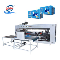 Machine à coudre les cartons semi-automatique haute vitesse Ocean de haute qualité, pour la couture de boîtes en carton ondulé en deux parties
