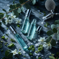 Pabrik Firduas Grosir Botol Sampel Parfum Kaca 2ml 3ml 5ml dengan Tutup Crimp, Botol Tester Isi Ulang Kosong, Mini Atomizer