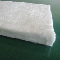 Feutre en fibre de verre E haute densité pour silencieux et isolation thermique industrielle haute température, tapis aiguilleté en fibre de verre
