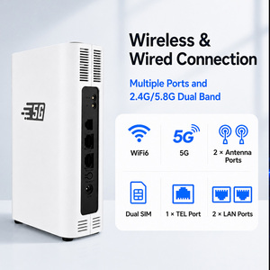 Routeur CPE 5G Gigabit OLAX G5080 AX1800 Double SIM et 2 ports LAN Wi-Fi 6 Double Bande VPN Modem Intérieur Débloqué 5G SA/NSA Routeur WiFi 5G - Product Image 2